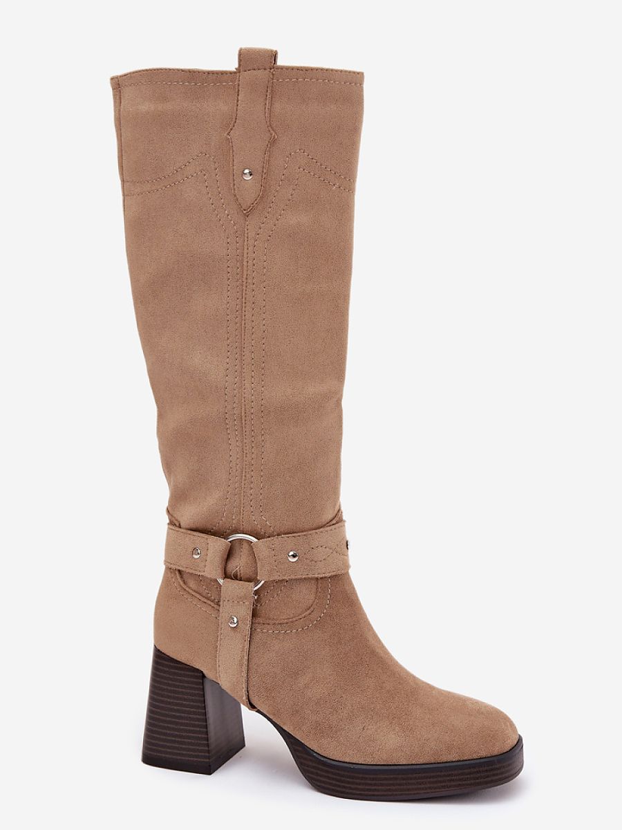 Kozačky na podpatku  model 221526 Step in style 