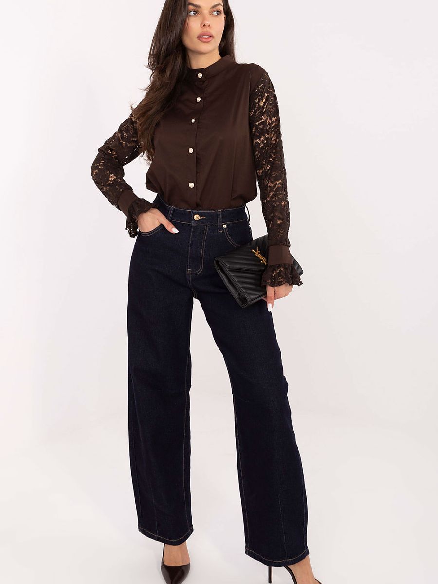 Košile s dlouhým rukávem  model 221577 Italy Moda 