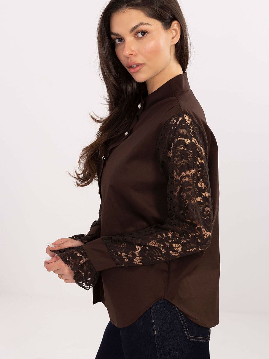 Košile s dlouhým rukávem  model 221577 Italy Moda 