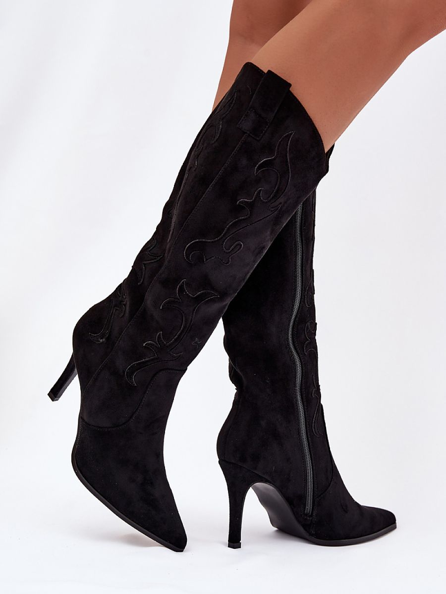 Kozačky na podpatku  model 221906 Step in style 