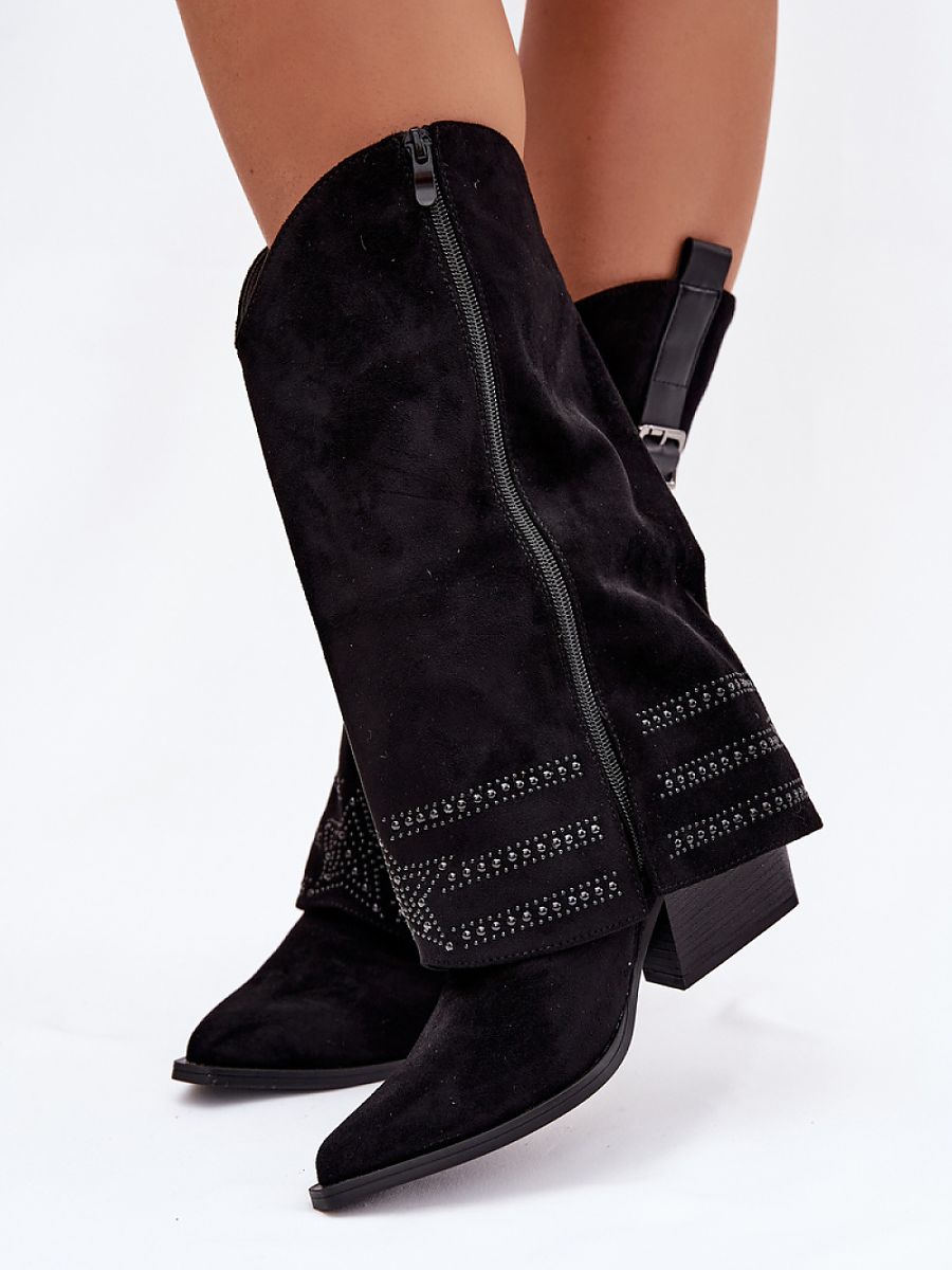 Kozačky na podpatku  model 221907 Step in style 