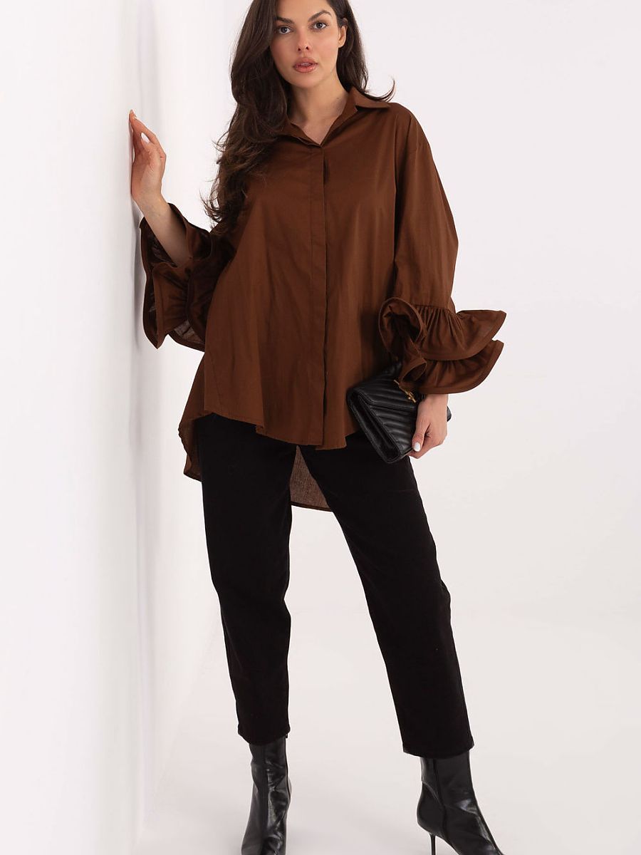 Košile s dlouhým rukávem  model 222314 Italy Moda 