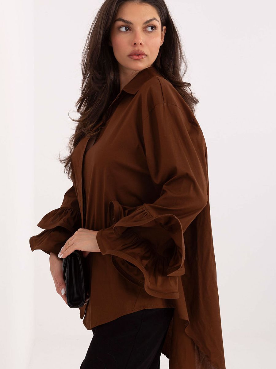 Košile s dlouhým rukávem  model 222314 Italy Moda 