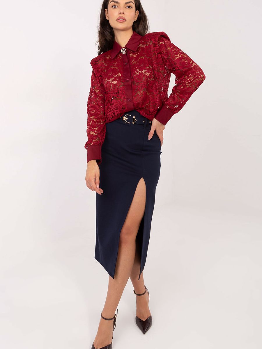 Košile s dlouhým rukávem  model 222319 Italy Moda 