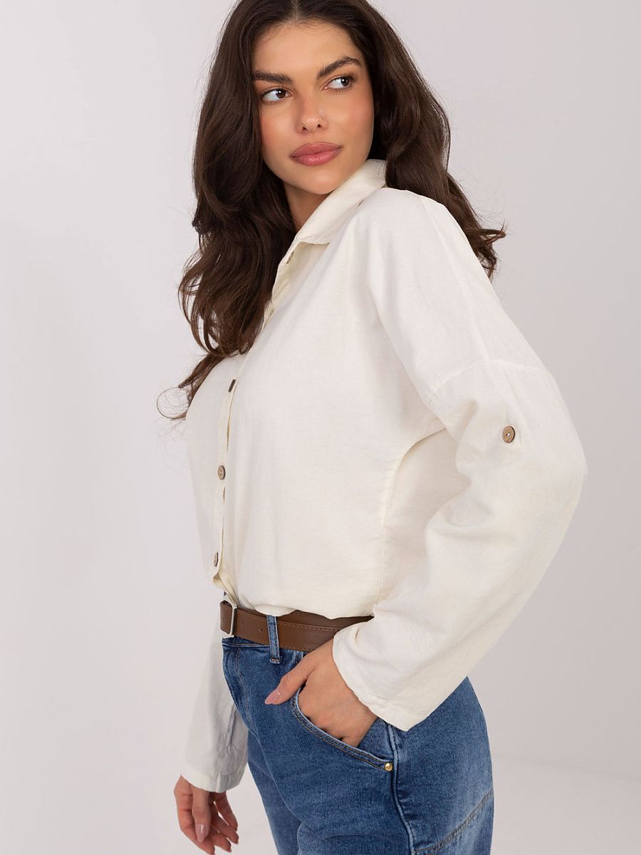 Košile s dlouhým rukávem  model 222883 Italy Moda 