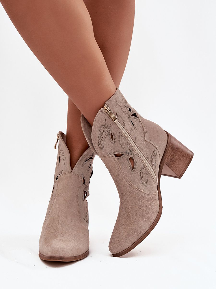 Boty na podpatku  model 222962 Step in style 