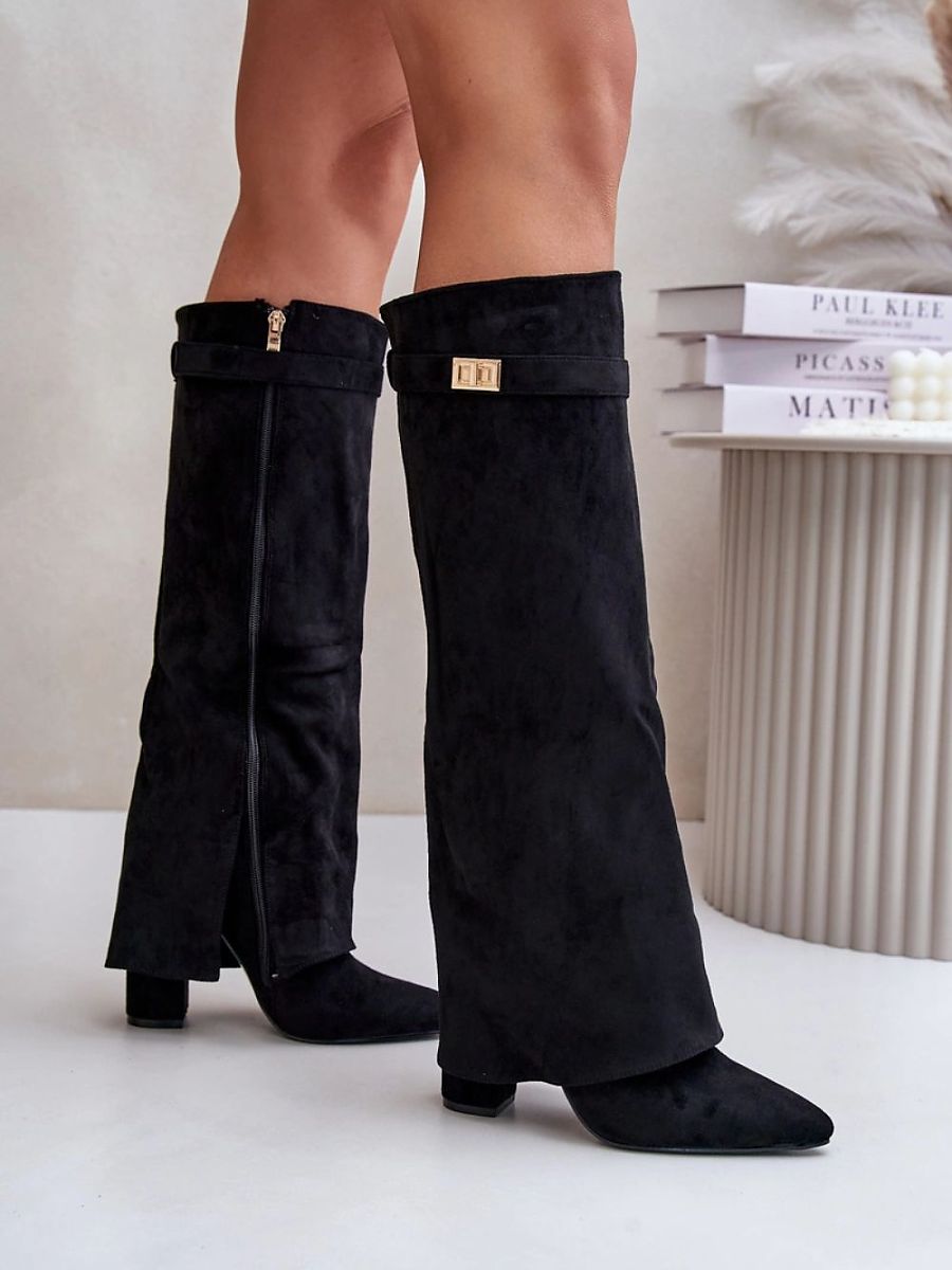Kozačky na podpatku  model 223003 Step in style 