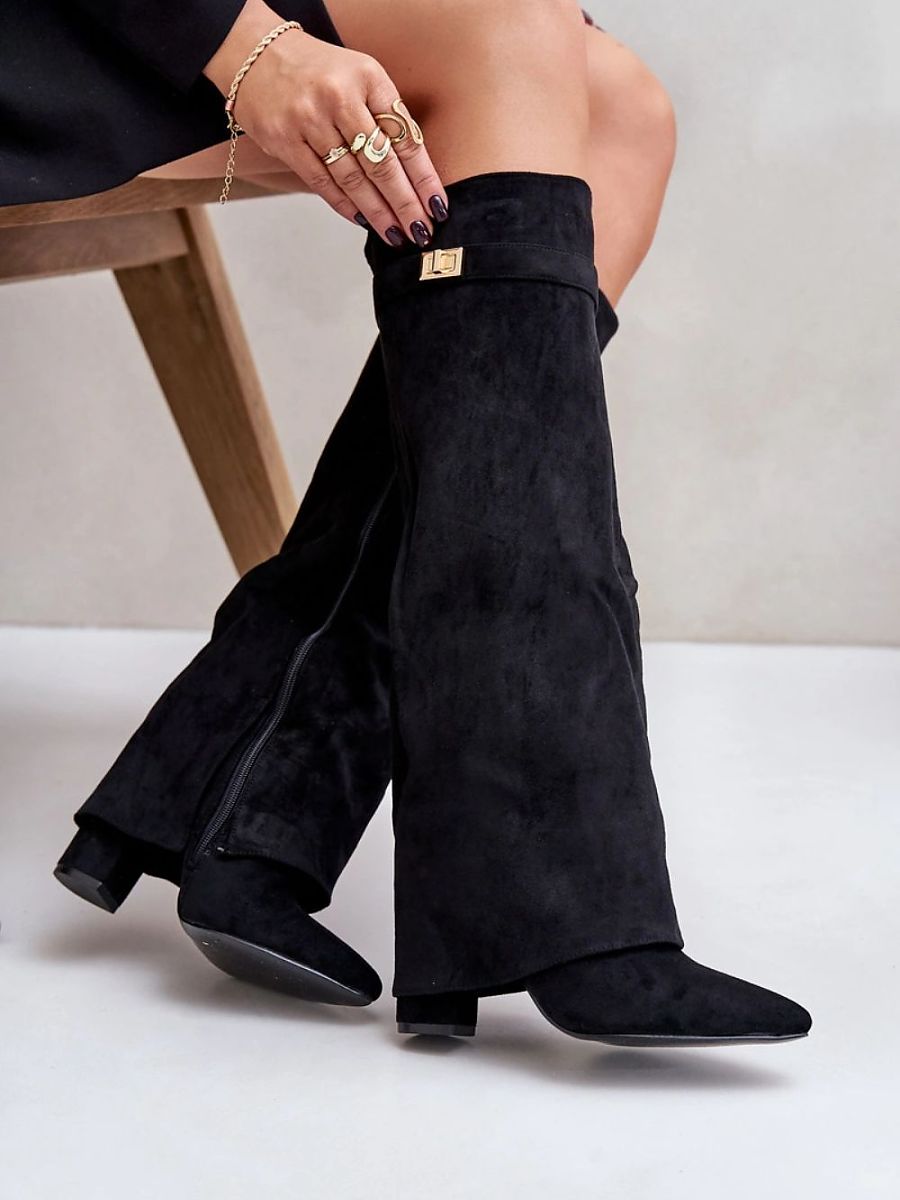 Kozačky na podpatku  model 223003 Step in style 