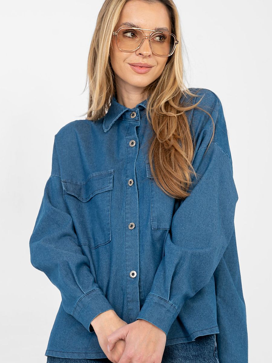 Košile s dlouhým rukávem  model 224204 Italy Moda 
