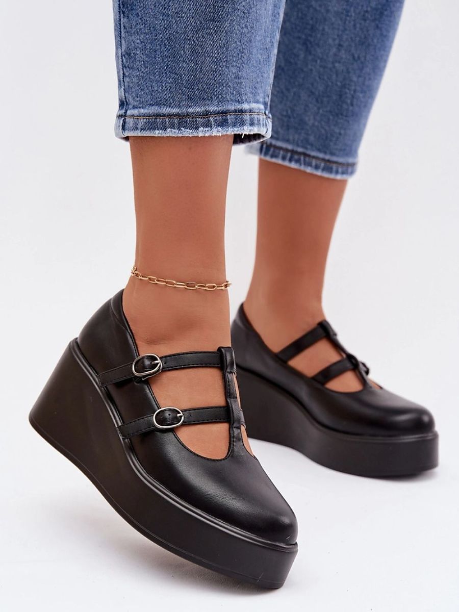 Boty na klínovém podpatku  model 224241 Step in style 