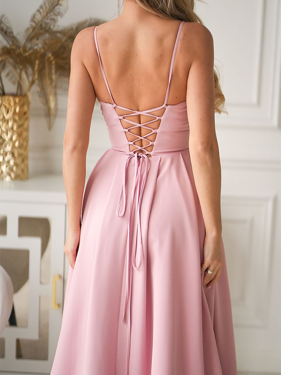 Long dress model 224294 Bicotone 