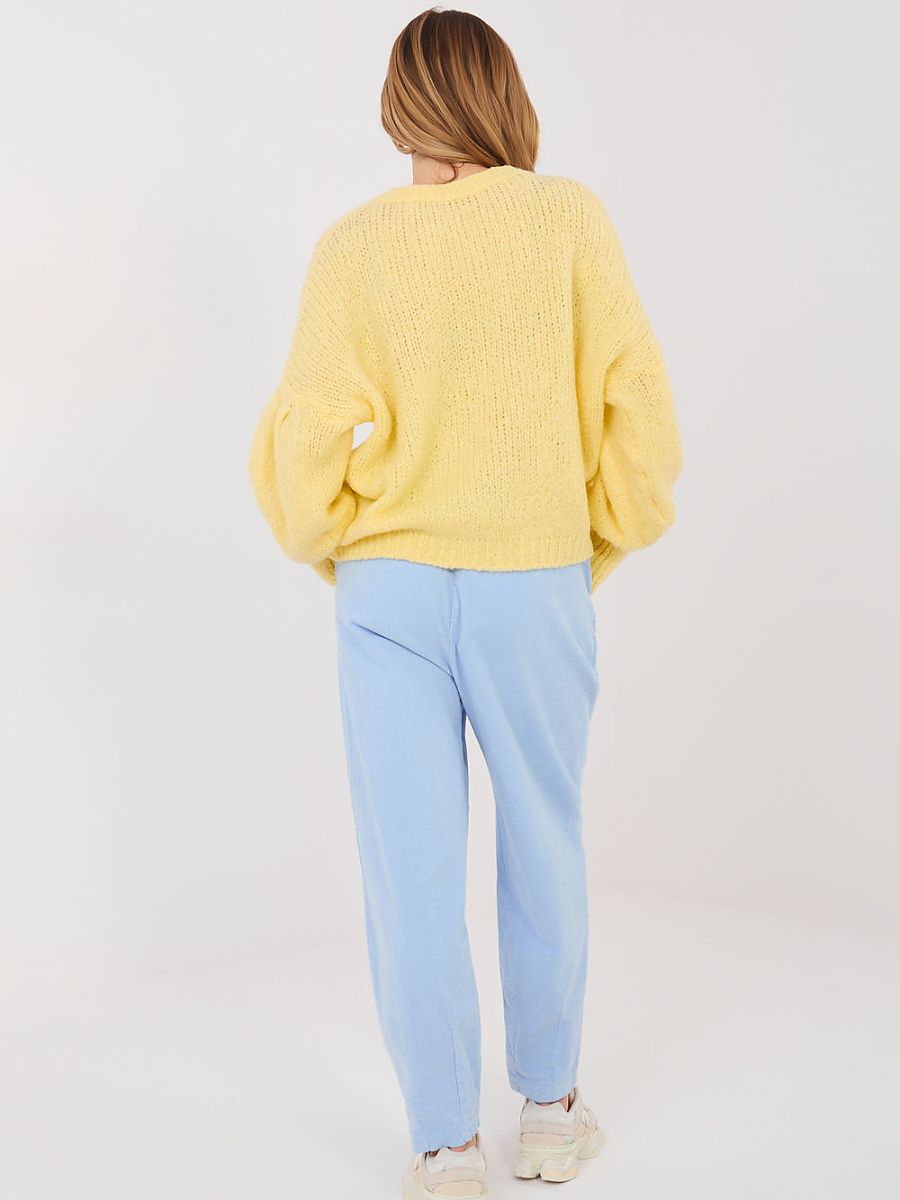 Kordové kalhoty model 224381 Italy Moda 