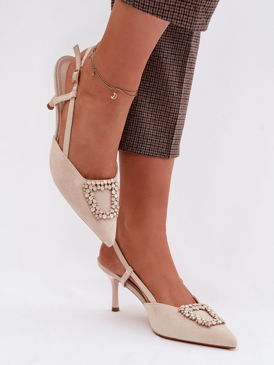Sandály na podpatku  model 224466 Step in style 