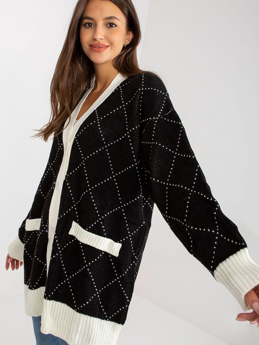 Svetr na zapínání  model 170816 Rue Paris 