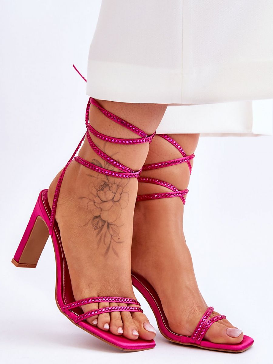 Sandály na šněrování model 179621 Step in style 