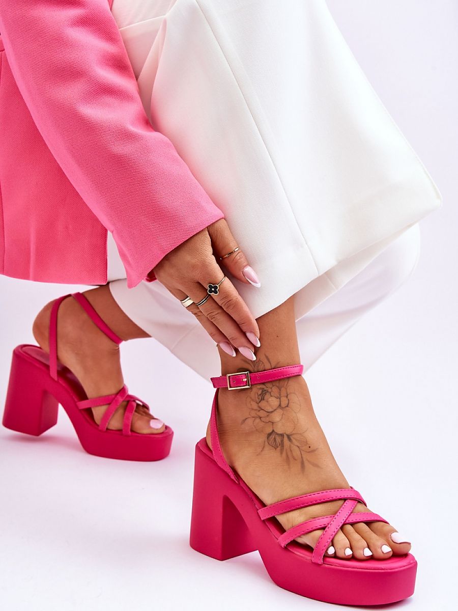Sandály na podpatku  model 180544 Step in style 