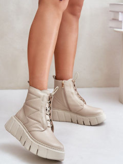 Boty na široké podrážce  model 202820 Step in style 