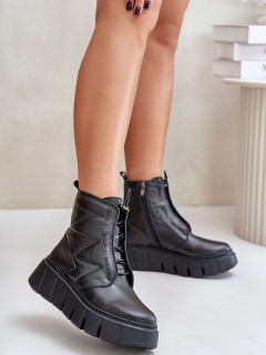 Boty na široké podrážce  model 202820 Step in style 