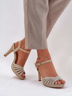 Sandály na podpatku  model 209927 Step in style 