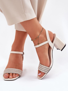 Sandály na podpatku  model 213017 Step in style 