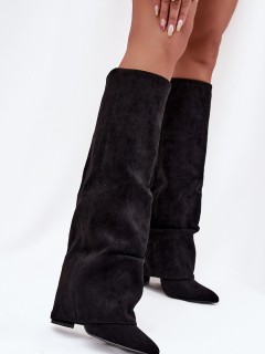 Kozačky na podpatku  model 221158 Step in style 