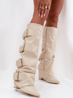 Kozačky na podpatku  model 221908 Step in style 