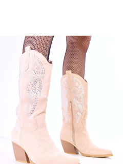 Kozačky na podpatku  model 218563 Solea 