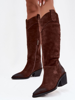 Kozačky na podpatku  model 219399 Step in style 