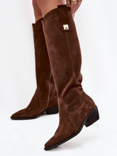 Kozačky na podpatku  model 220208 Step in style 