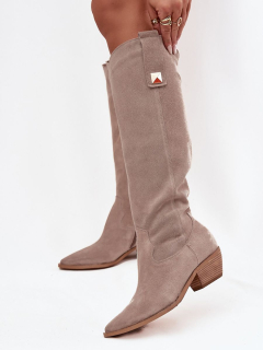 Kozačky na podpatku  model 220208 Step in style 