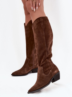 Kozačky na podpatku  model 220210 Step in style 