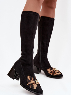 Kozačky na podpatku  model 220214 Step in style 