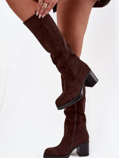 Kozačky na podpatku  model 220223 Step in style 