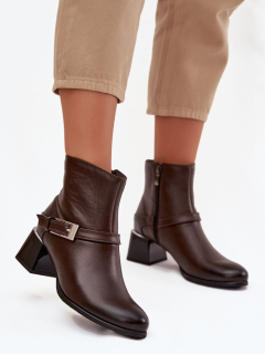 Boty na podpatku  model 220702 Step in style 