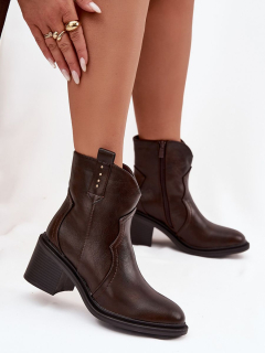 Boty na podpatku  model 221135 Step in style 