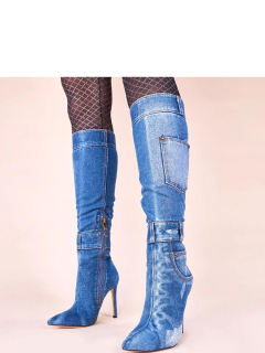 Kozačky na podpatku  model 222058 Solea 