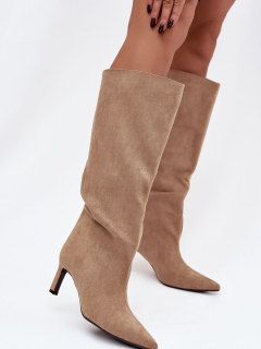 Kozačky na podpatku  model 222532 Step in style 