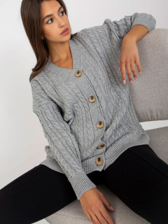 Svetr na zapínání  model 170544 Rue Paris 