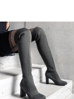 Kozačky na podpatku model 205778 Solea