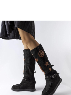 Kozačky na klínech model 205786 Solea