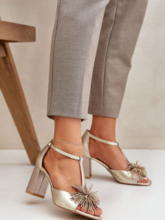 Sandály na podpatku model 212584 Step in style