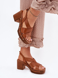 Sandály na podpatku model 214744 Step in style