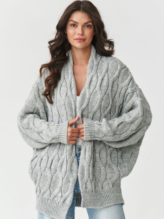 Svetr na zapínání model 217407 Makadamia