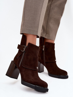 Boty na podpatku model 217806 Step in style