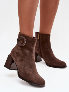Boty na podpatku model 222973 Step in style