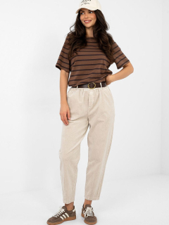 Kordové kalhoty model 224052 Italy Moda