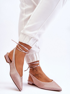 Baleríny na šněrování model 178020 Step in style